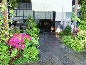 一水庵の入口の写真