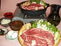 近江牛すき焼き食べ放題の写真